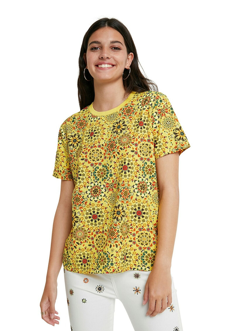 DESIGUAL Tениска с мандала - Pepit.bg