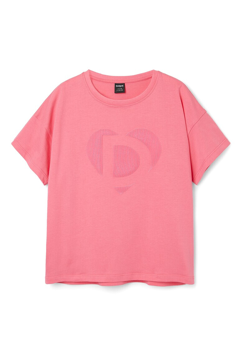 DESIGUAL Тениска с надпис - Pepit.bg