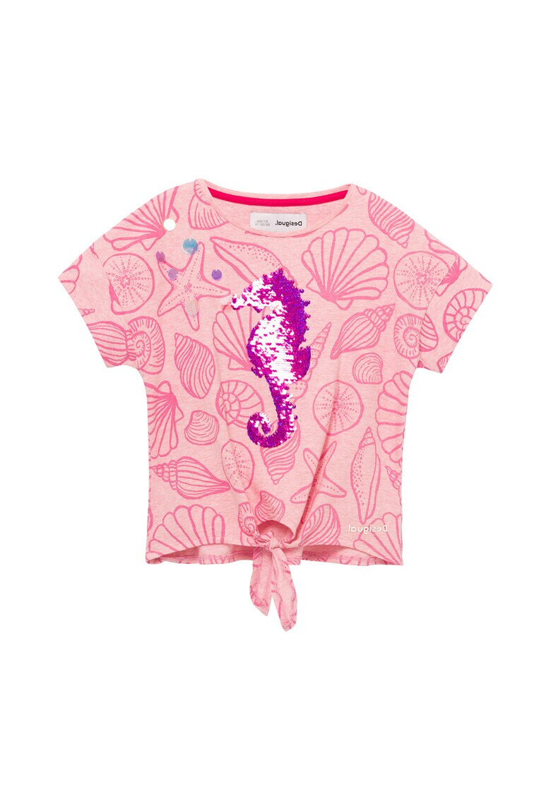 DESIGUAL Тениска с пайети - Pepit.bg