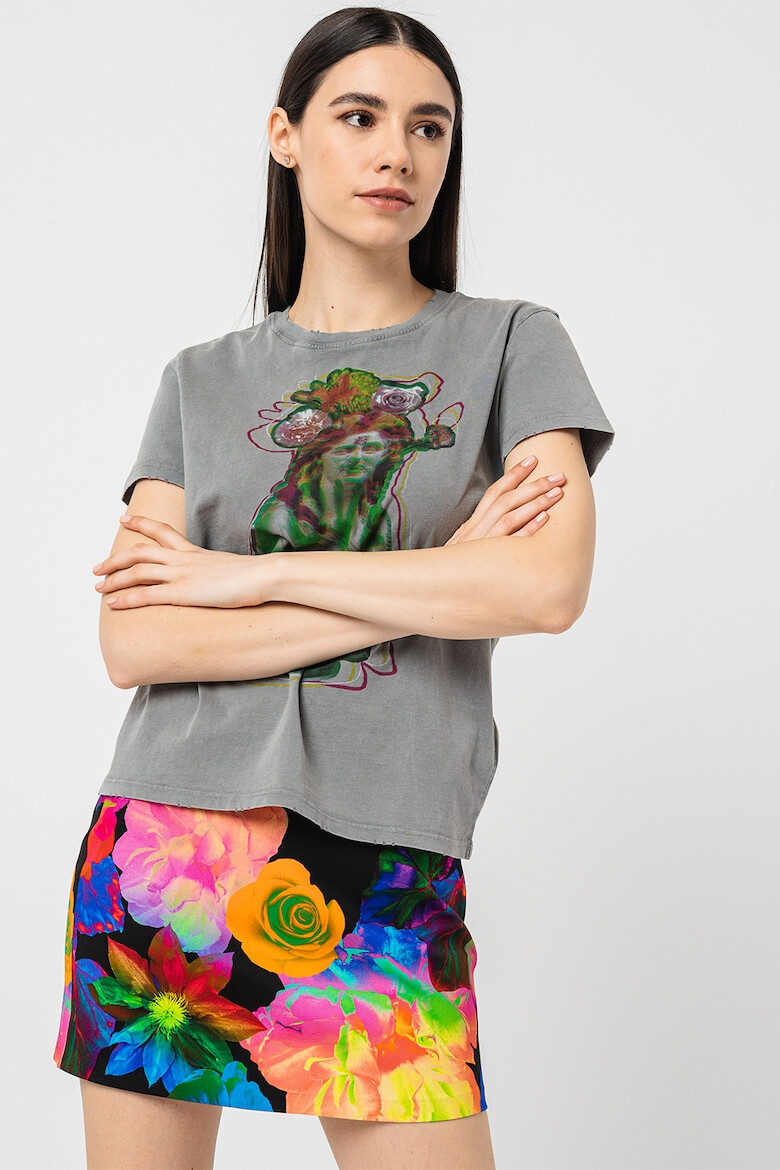 DESIGUAL Тениска с принт - Pepit.bg