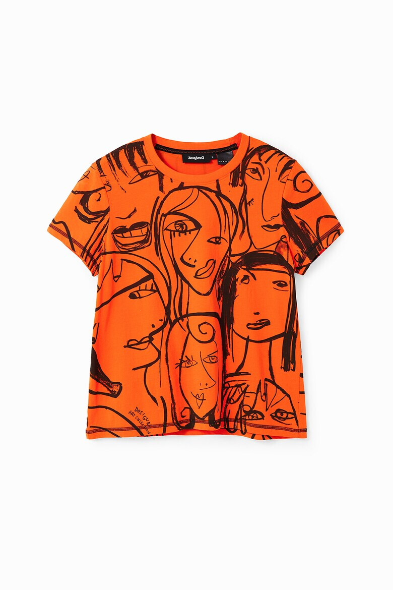DESIGUAL Тениска с принт - Pepit.bg
