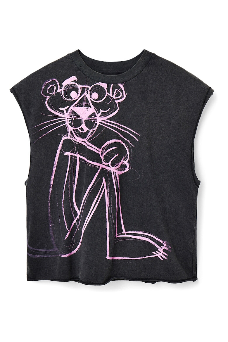 DESIGUAL Топ с десен Pink Panther - Pepit.bg