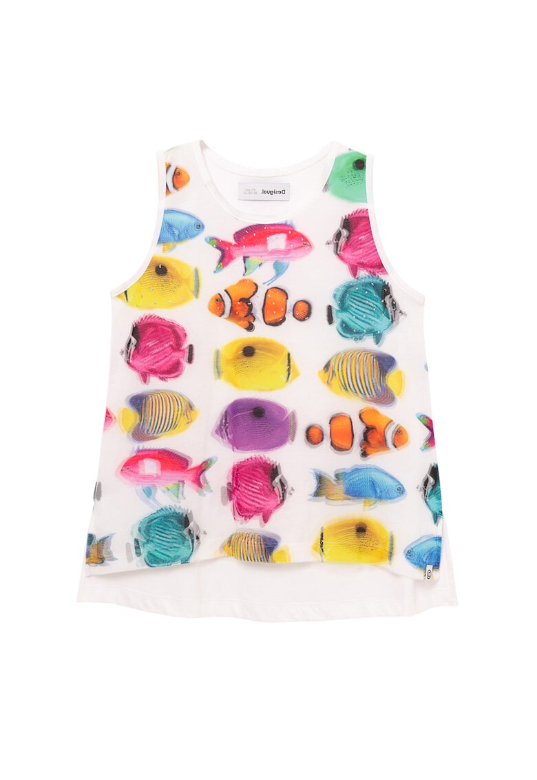DESIGUAL Топ с щампа - Pepit.bg