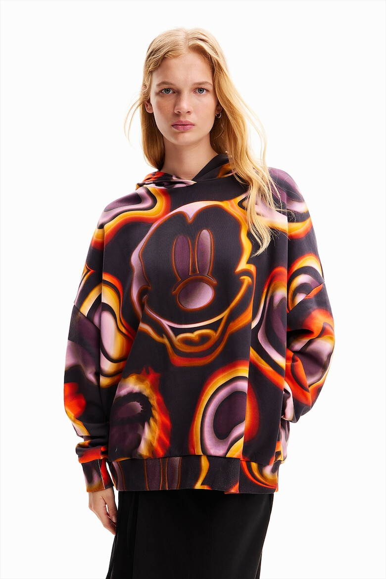 DESIGUAL Уголемено худи с десен Mickey Mouse - Pepit.bg