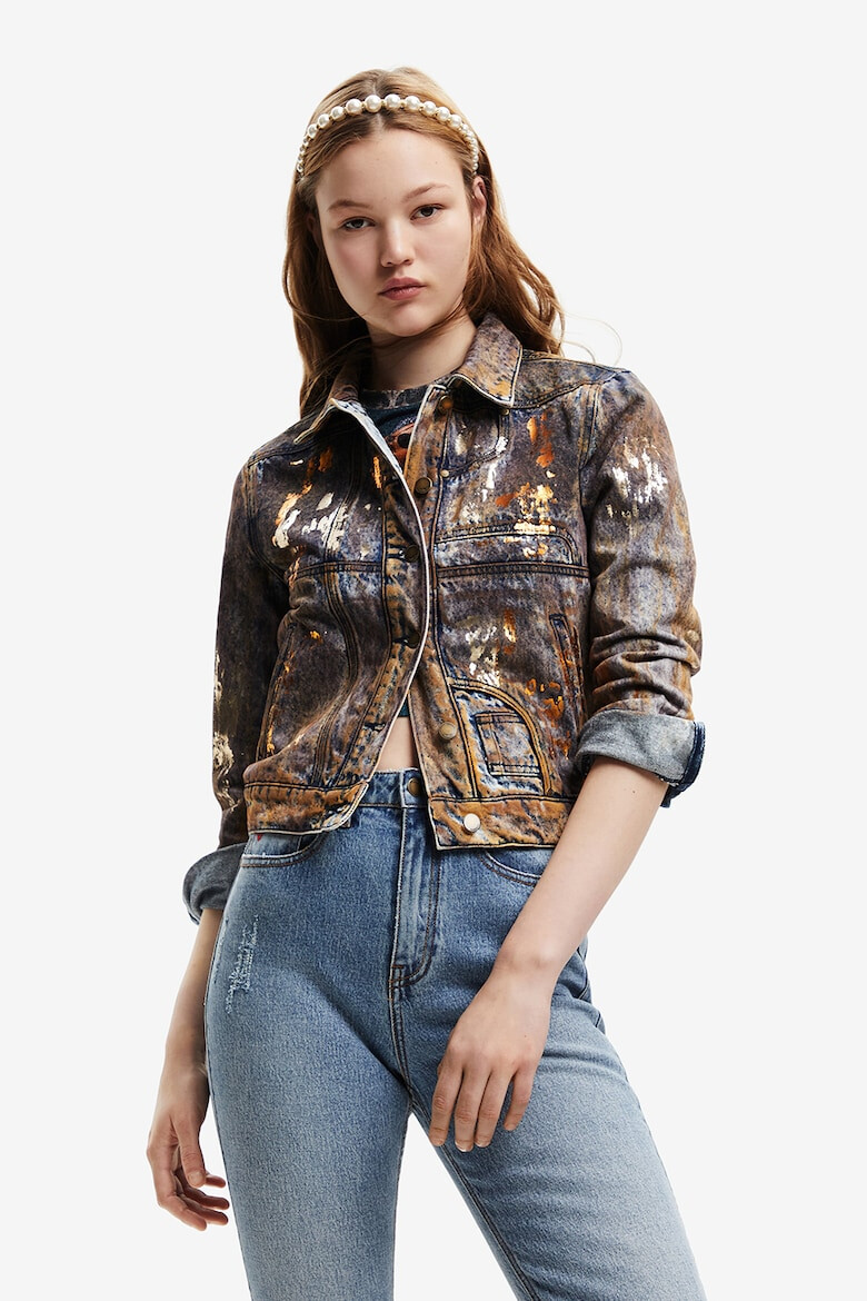 DESIGUAL Ватирано яке от деним - Pepit.bg