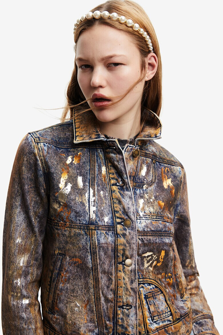 DESIGUAL Ватирано яке от деним - Pepit.bg