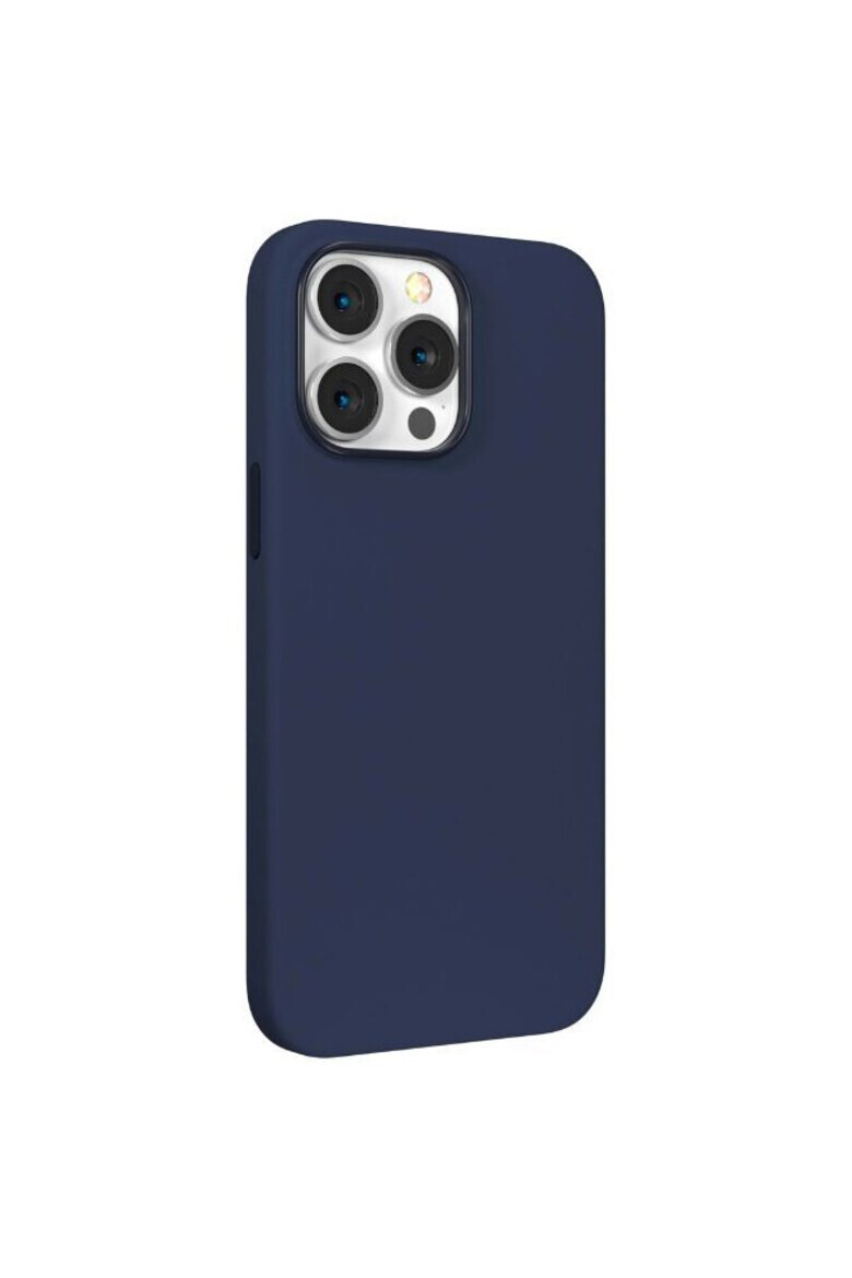 Devia Защитен калъф Nature Series Silicone Magnetic за iPhone 14 Pro Navy Blue - Pepit.bg