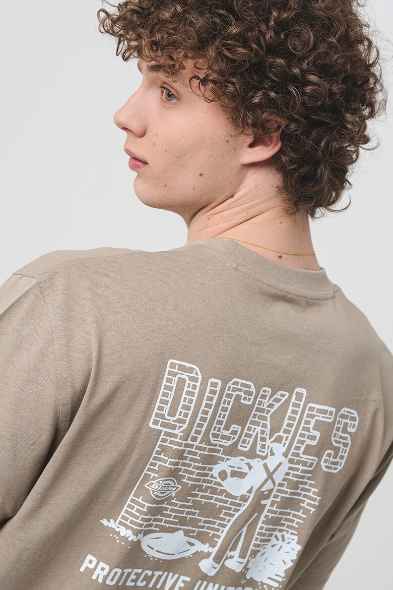 Dickies Памучна тениска с овално деколте - Pepit.bg