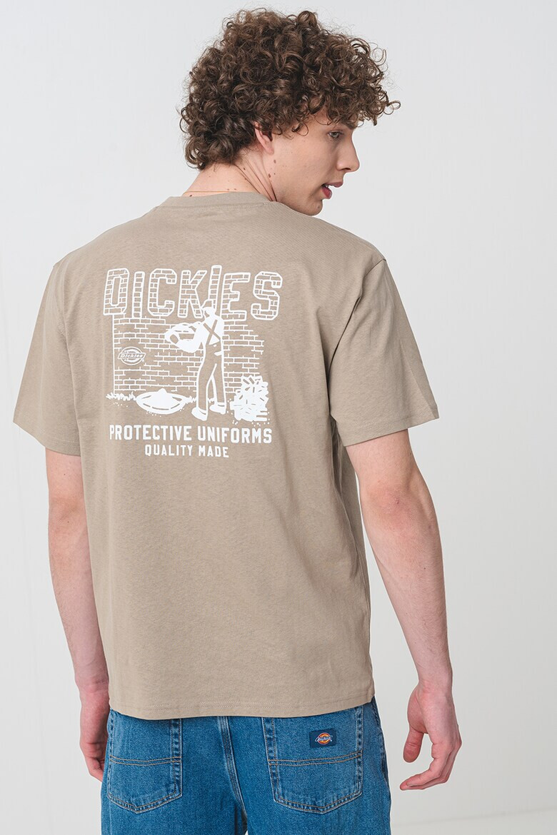 Dickies Памучна тениска с овално деколте - Pepit.bg