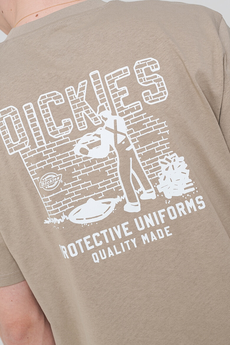 Dickies Памучна тениска с овално деколте - Pepit.bg