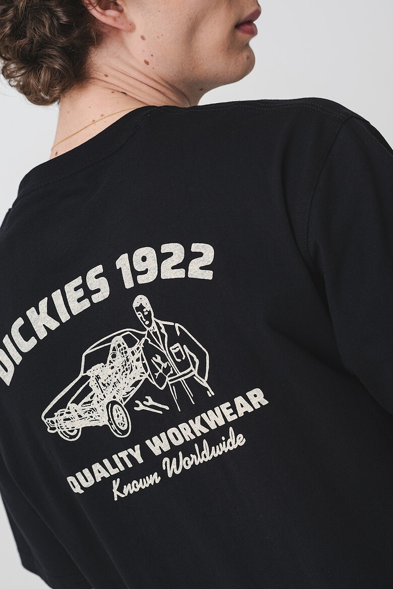 Dickies Памучна тениска с овално деколте - Pepit.bg