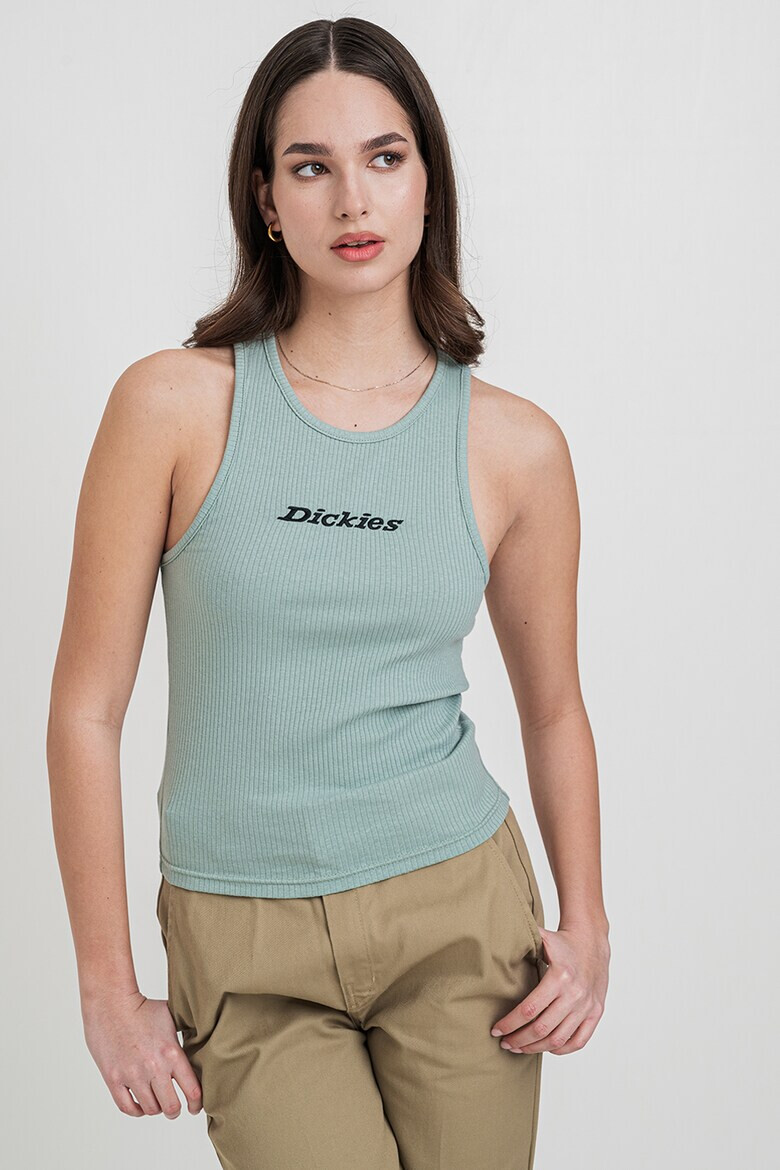 Dickies Рипсен топ с лого - Pepit.bg