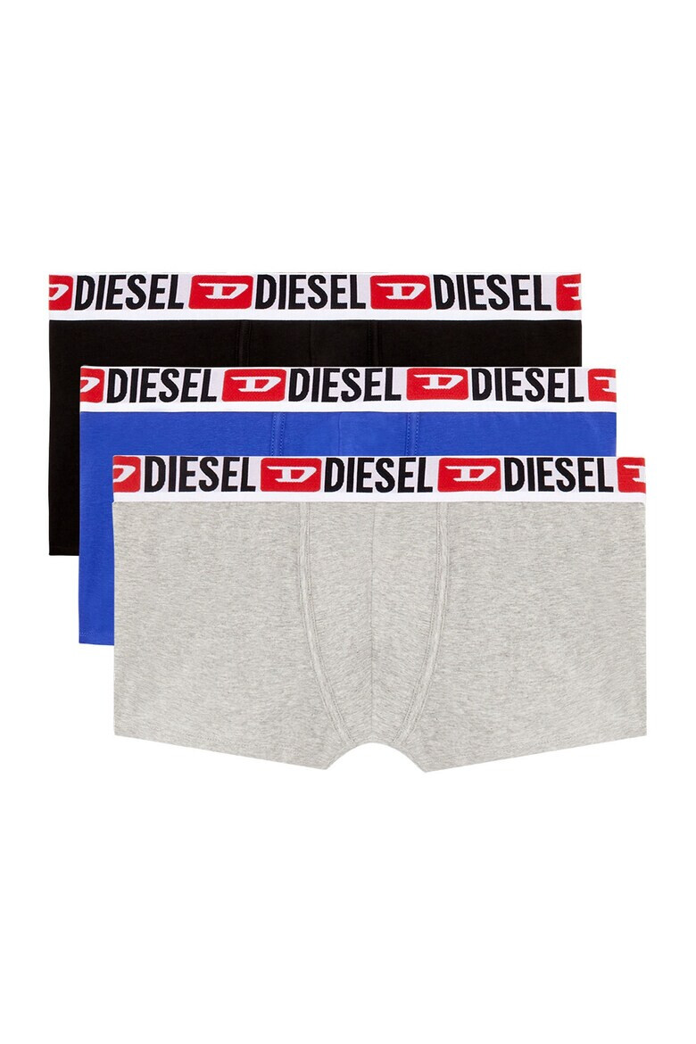 Diesel Боксерки Damien с лого на талията - 3 чифта - Pepit.bg