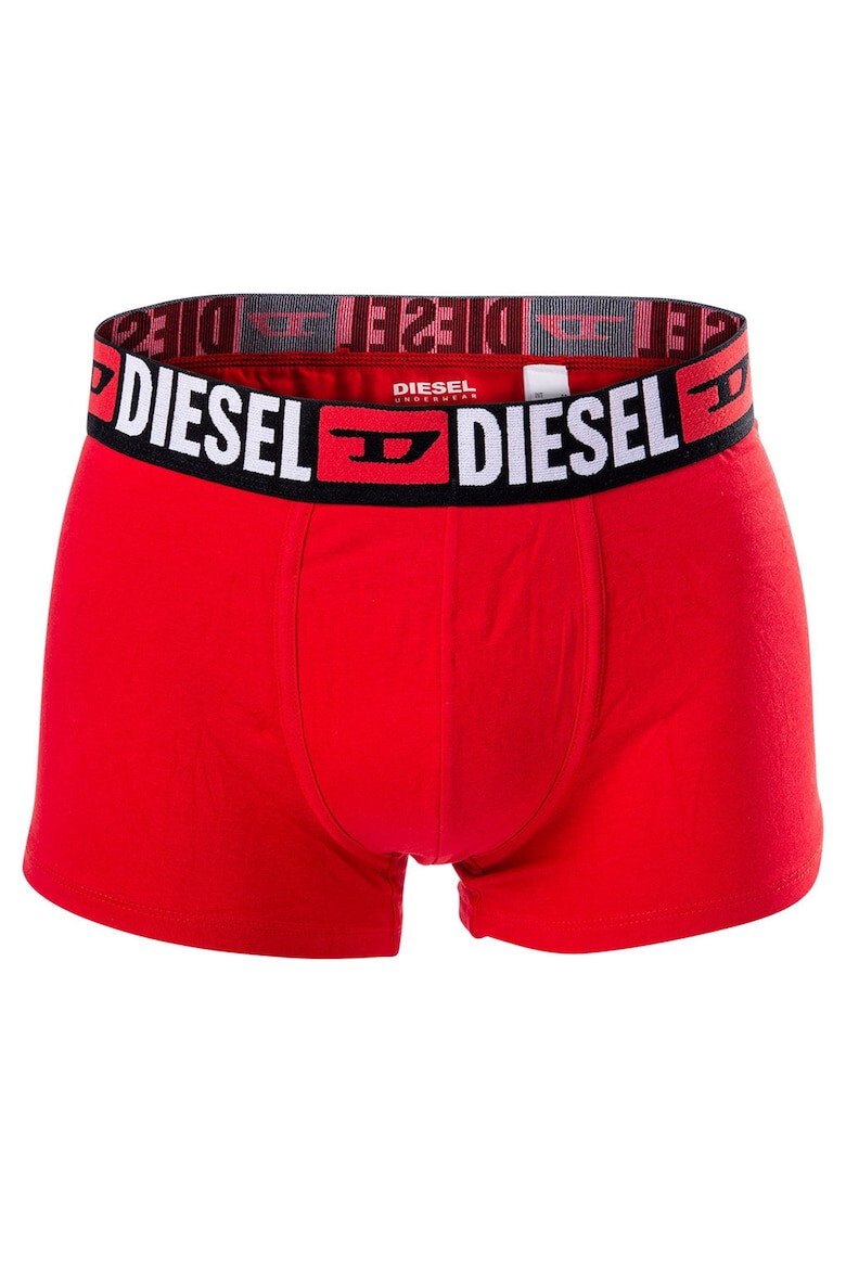 Diesel Боксерки с лого - 5 чифта - Червен/Tъмносив/Тъмносин - Pepit.bg