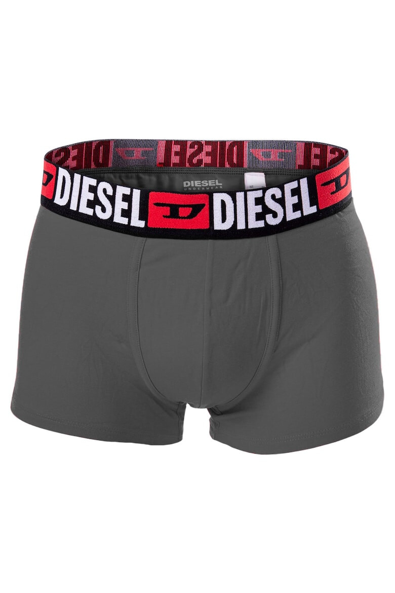 Diesel Боксерки с лого - 5 чифта - Червен/Tъмносив/Тъмносин - Pepit.bg