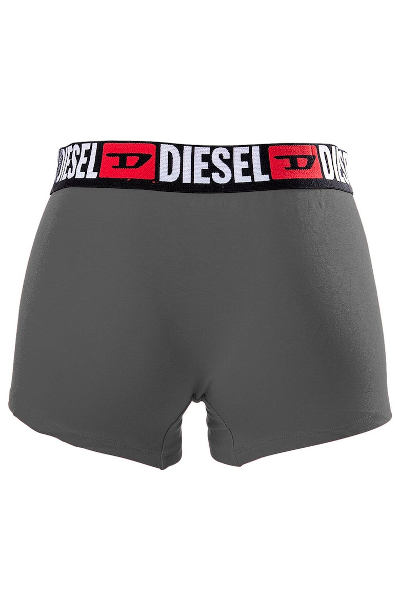 Diesel Боксерки с лого - 5 чифта - Червен/Tъмносив/Тъмносин - Pepit.bg