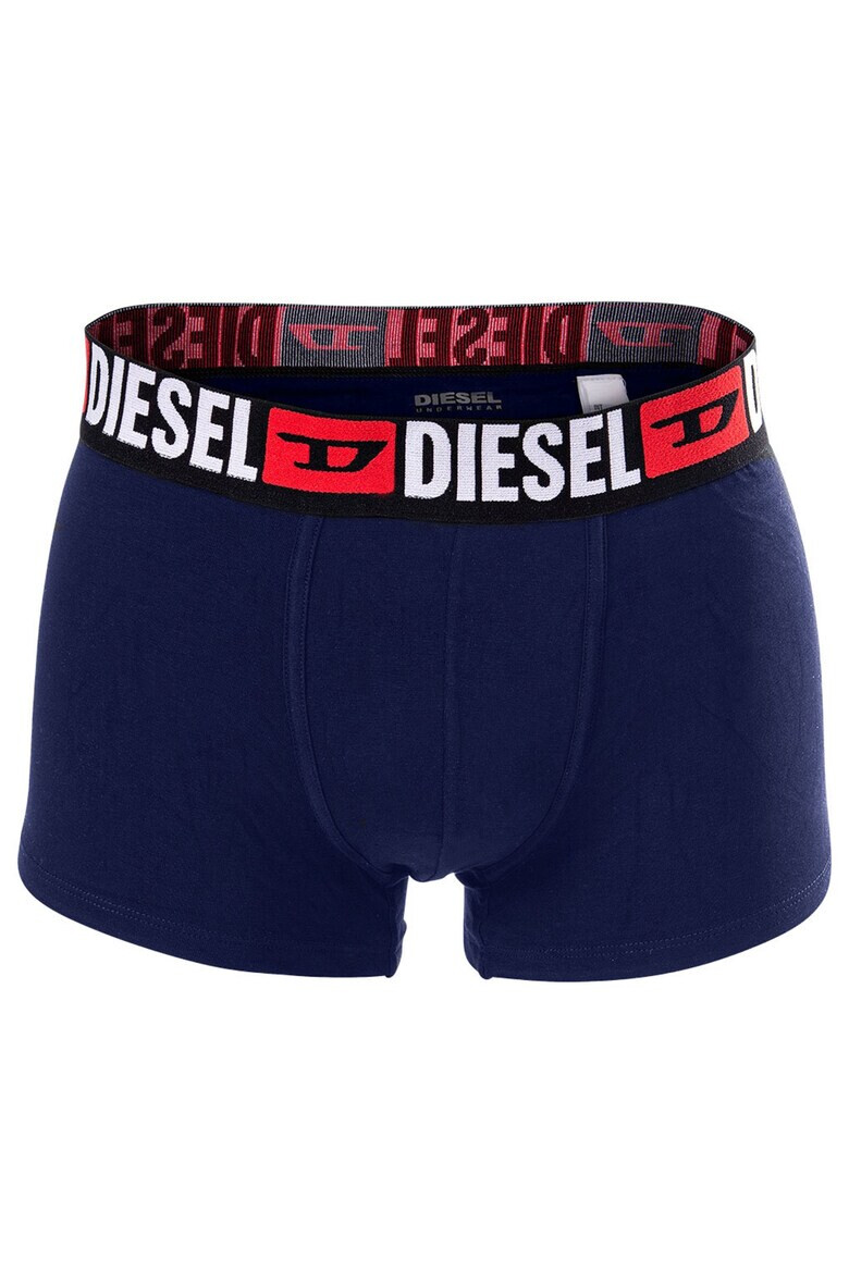 Diesel Боксерки с лого - 5 чифта - Червен/Tъмносив/Тъмносин - Pepit.bg