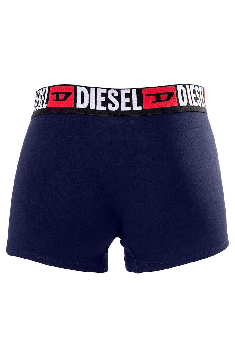 Diesel Боксерки с лого - 5 чифта - Червен/Tъмносив/Тъмносин - Pepit.bg