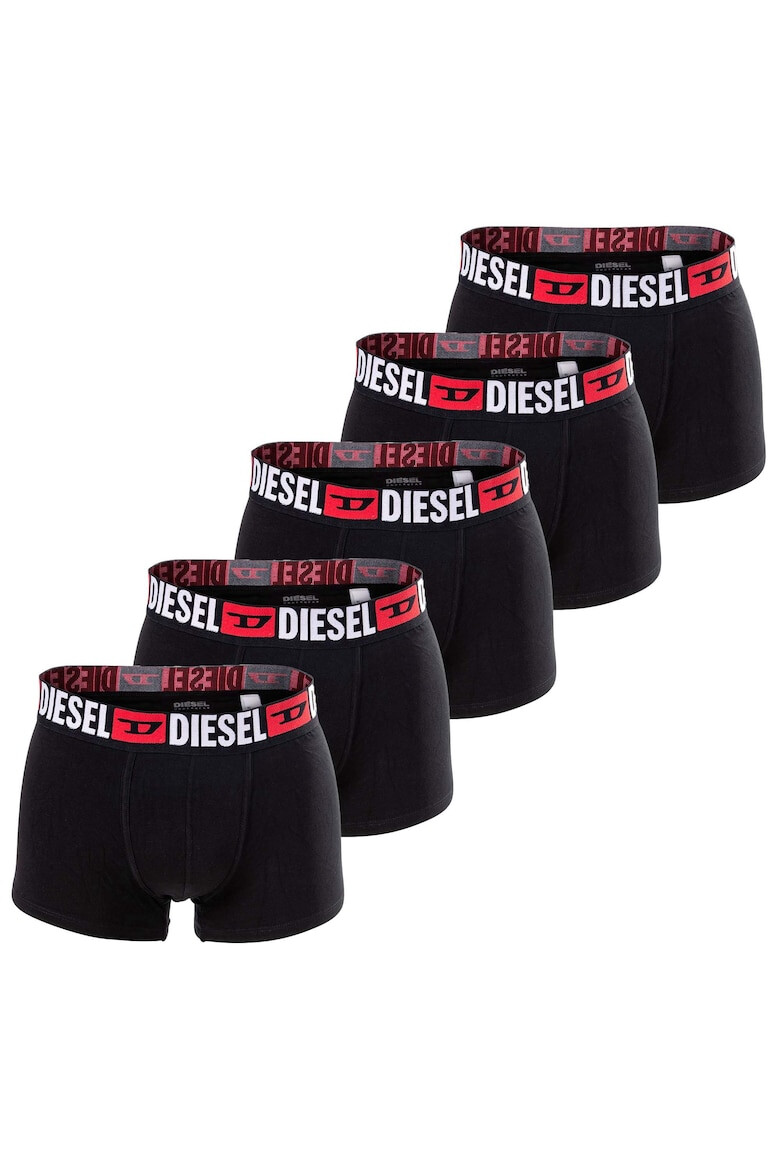 Diesel Боксерки с лого - 5 чифта - Черен - Pepit.bg