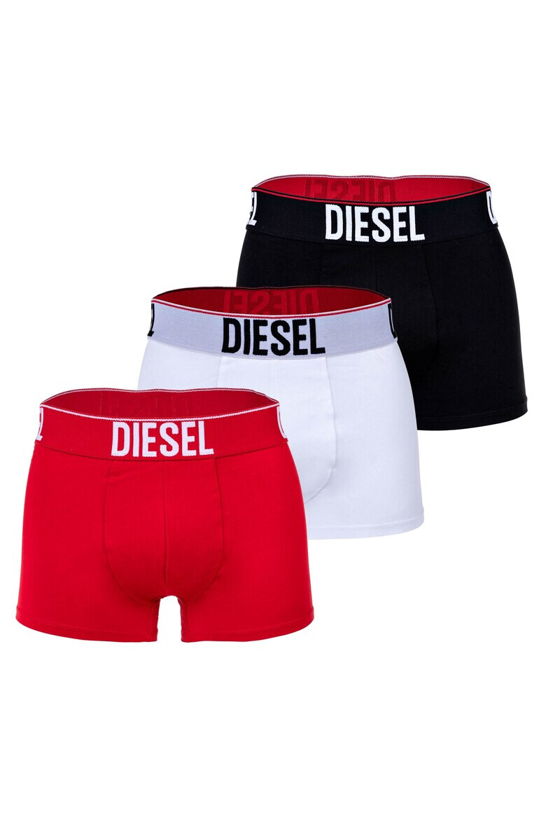 Diesel Боксерки с лого на талията - 3 чифта - Pepit.bg