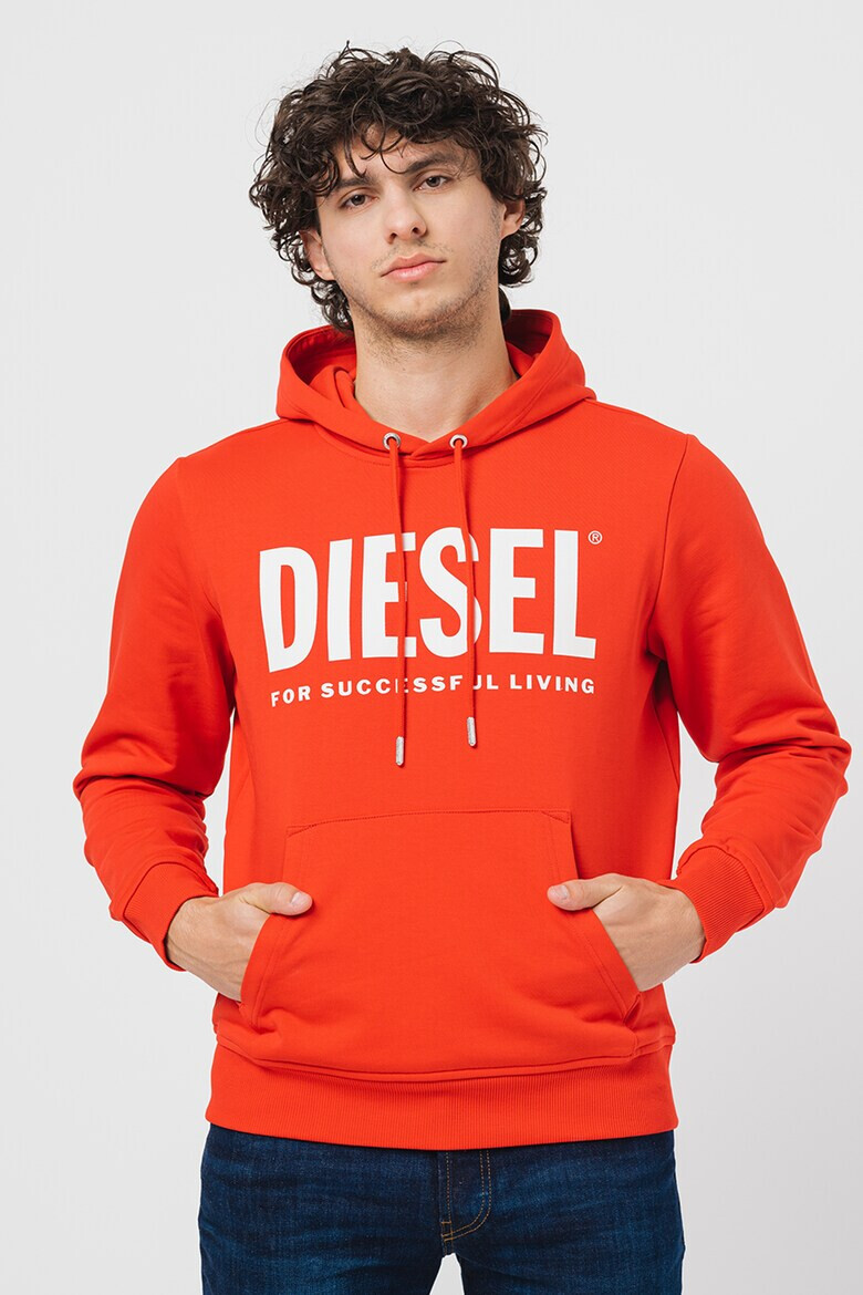 Diesel Худи с лого и джоб кенгуру - Pepit.bg