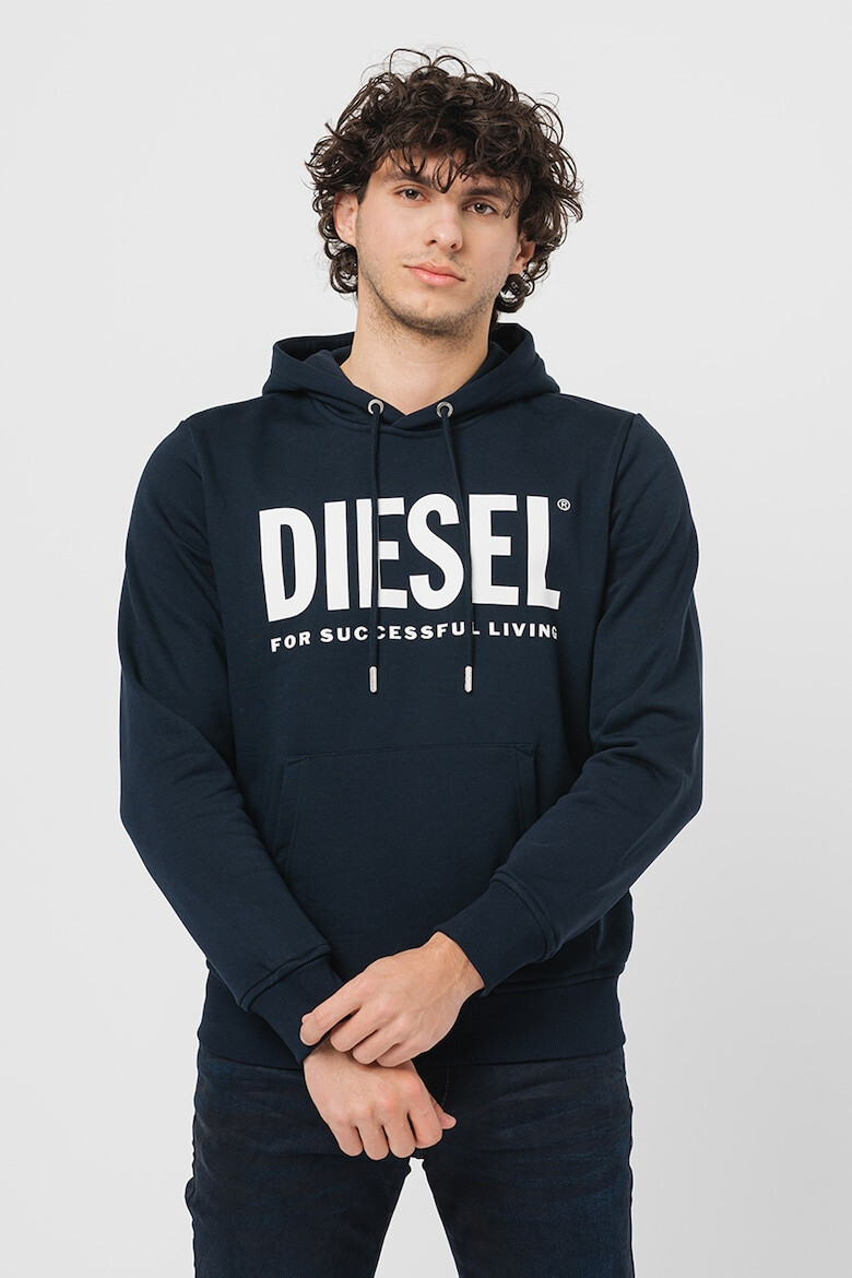 Diesel Худи с лого и джоб кенгуру - Pepit.bg