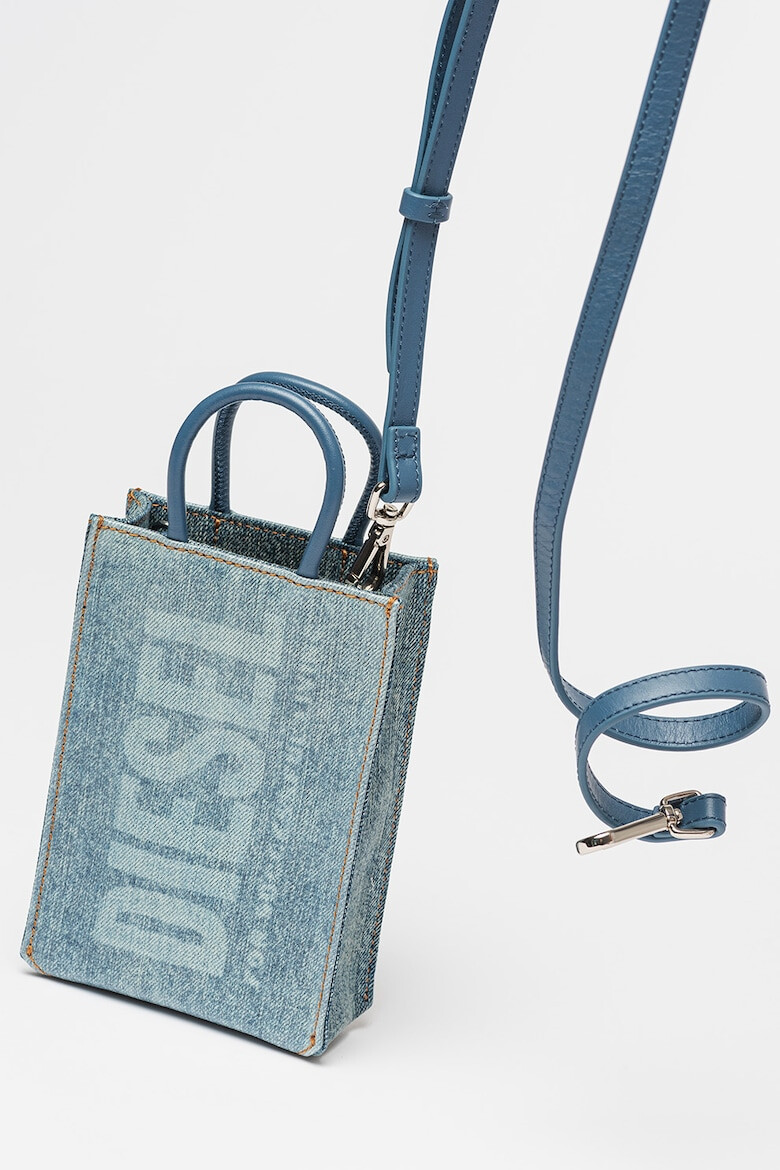 Diesel Мини шопинг чанта с лого - Pepit.bg