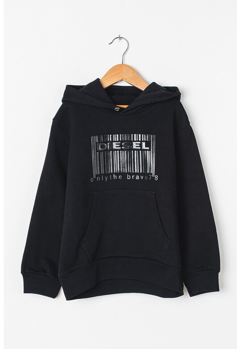 Diesel Памучно худи Code Over - Pepit.bg