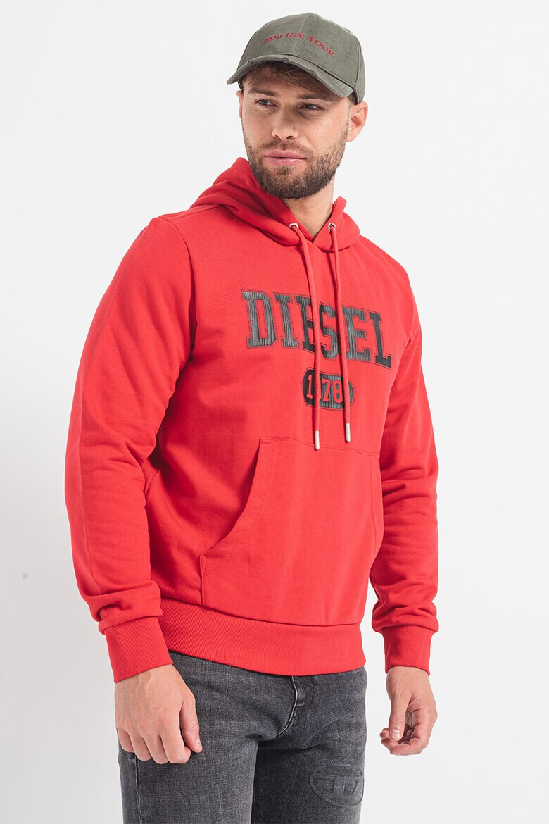 Diesel Памучно худи Ginn с лого - Pepit.bg
