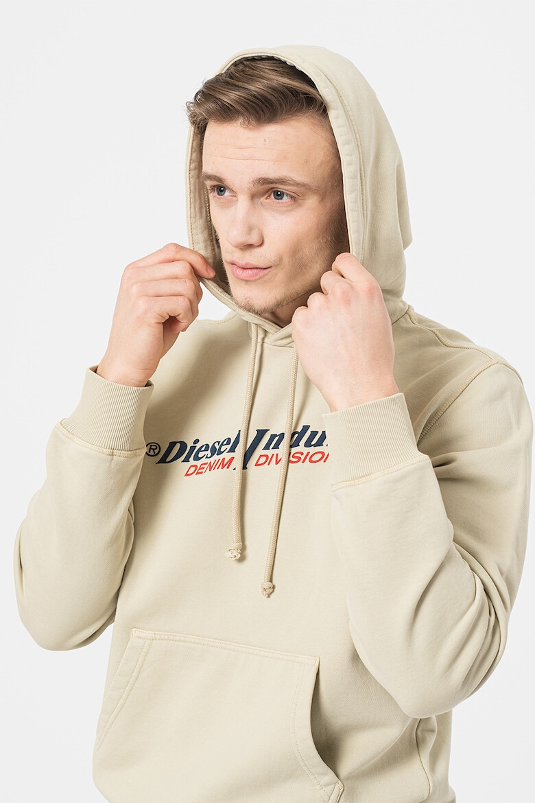 Diesel Памучно худи Ginn с лого - Pepit.bg