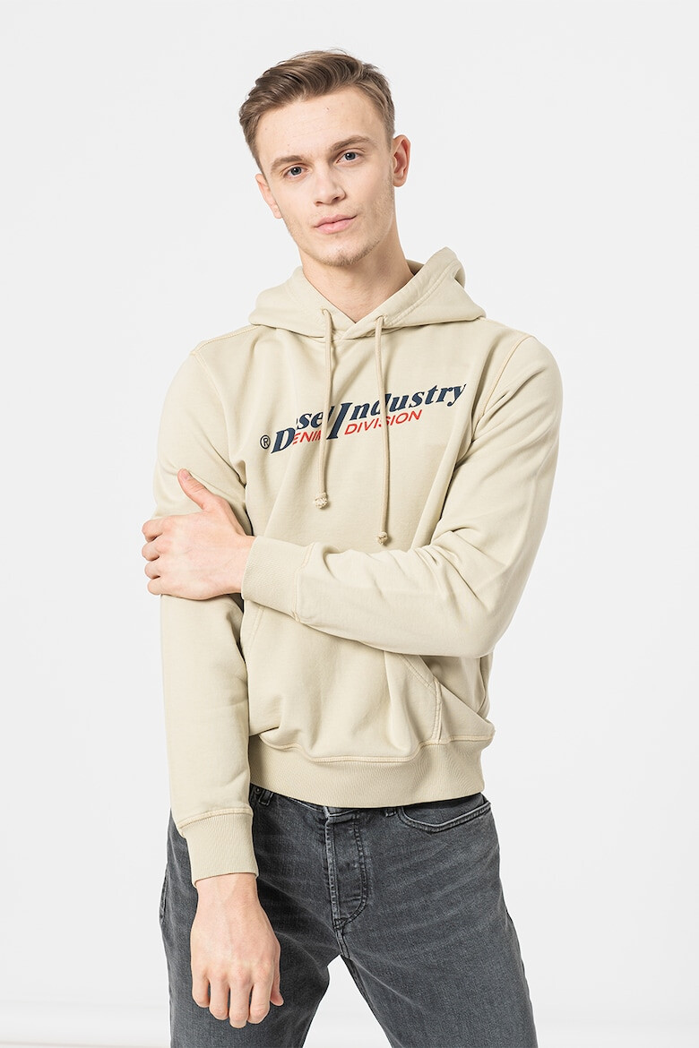 Diesel Памучно худи Ginn с лого - Pepit.bg