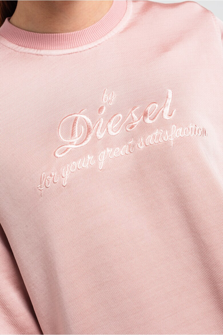 Diesel Пуловер с овално деколте и лого - Pepit.bg