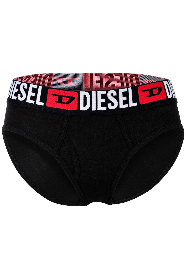 Diesel Слипове с памук - 3 чифта - Червен/Бял/Черен - Pepit.bg