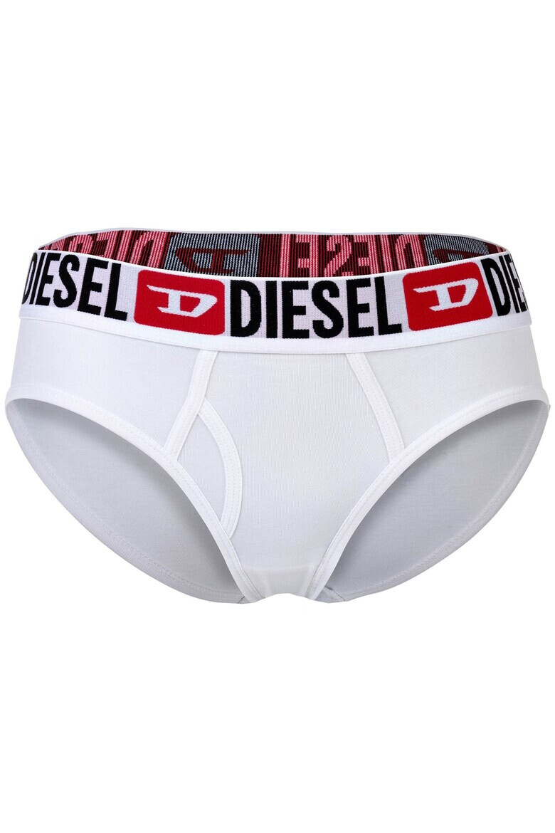 Diesel Слипове с памук - 3 чифта - Червен/Бял/Черен - Pepit.bg