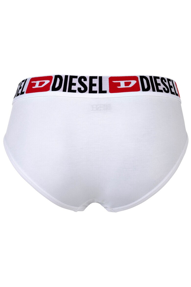 Diesel Слипове с памук - 3 чифта - Червен/Бял/Черен - Pepit.bg