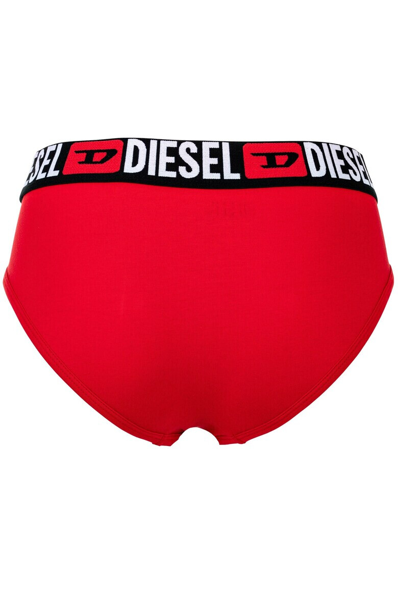 Diesel Слипове с памук - 3 чифта - Червен/Бял/Черен - Pepit.bg