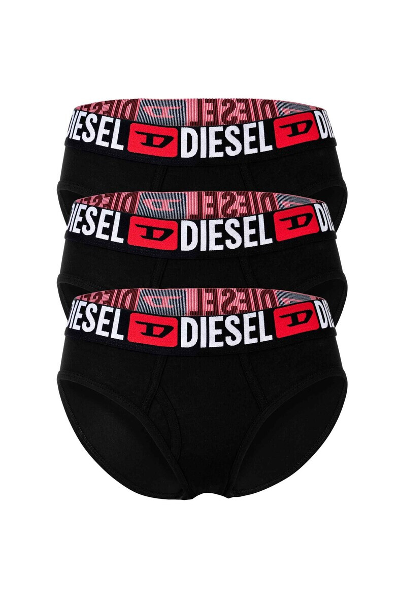 Diesel Слипове с памук - 3 чифта - Черен - Pepit.bg