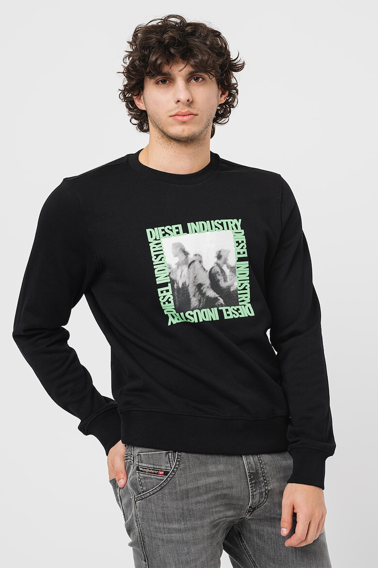 Diesel Суитърт Ginn с фотопринт - Pepit.bg