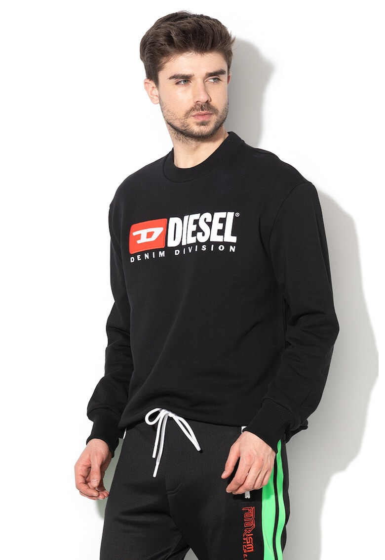 Diesel Суитшърт Division с овално деколте - Pepit.bg