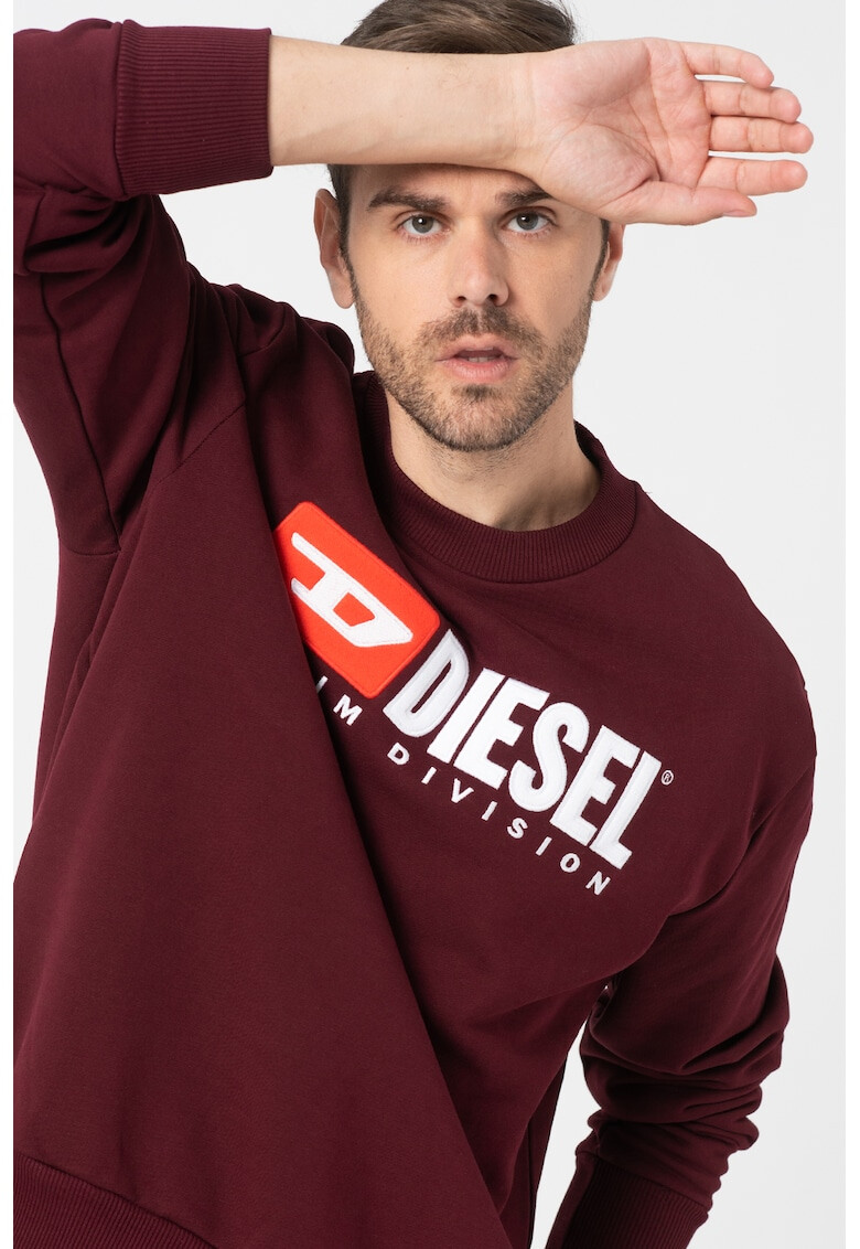 Diesel Суитшърт Division с овално деколте - Pepit.bg