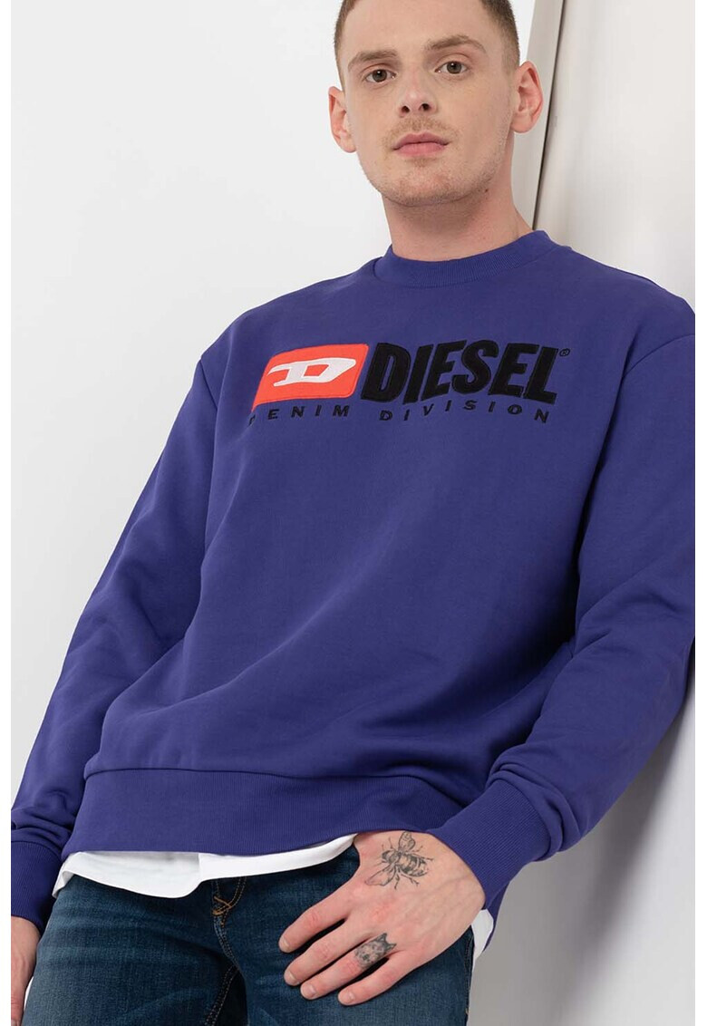 Diesel Суитшърт Division с овално деколте - Pepit.bg
