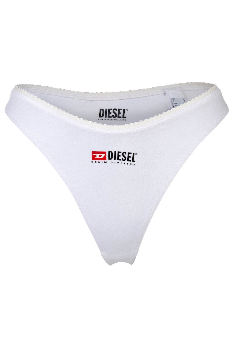 Diesel Танга с лого - 3 чифта - Червен/Бял/Черен - Pepit.bg