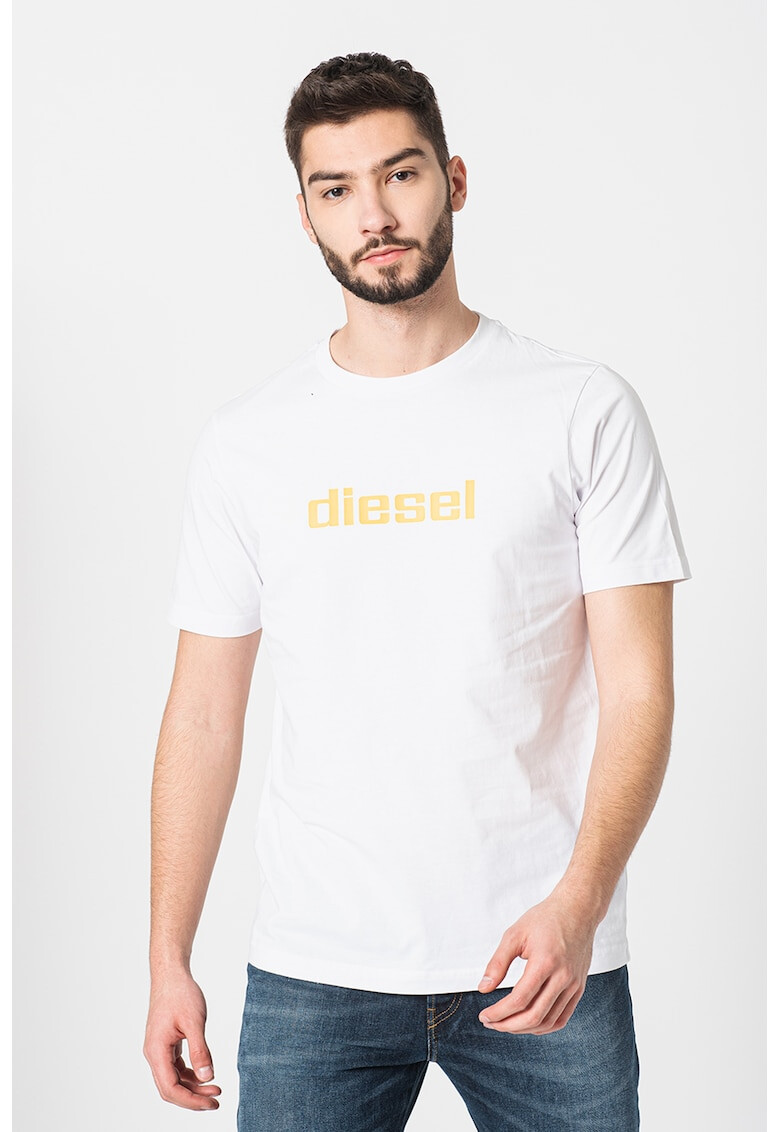 Diesel Тениска Just с контрастно лого - Pepit.bg