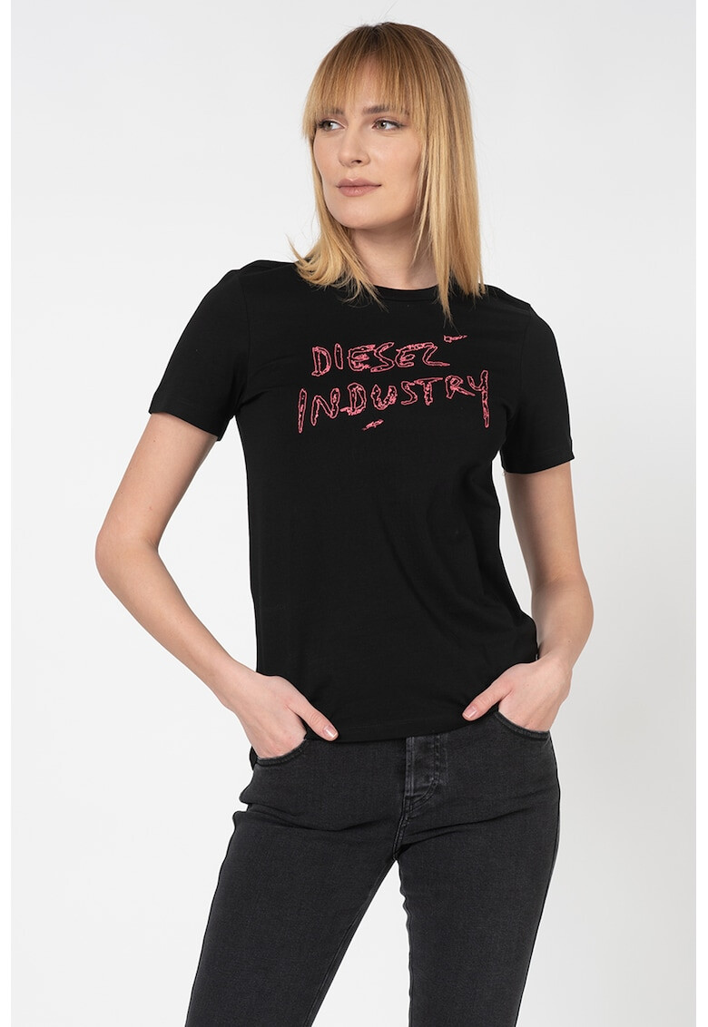 Diesel Тениска Sily с надписи - Pepit.bg