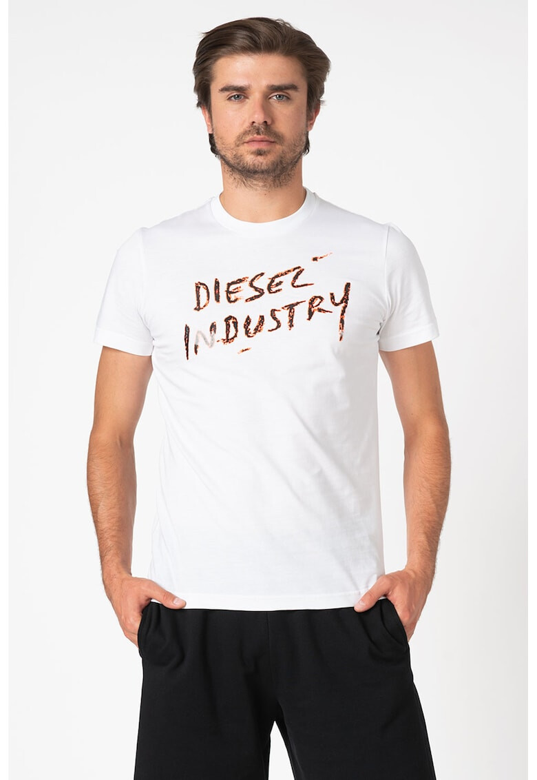 Diesel Памучна тениска T-Diego с лого - Pepit.bg