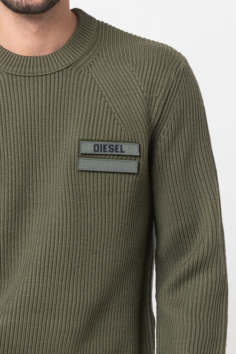 Diesel Вълнен пуловер Birmin с рипс - Pepit.bg