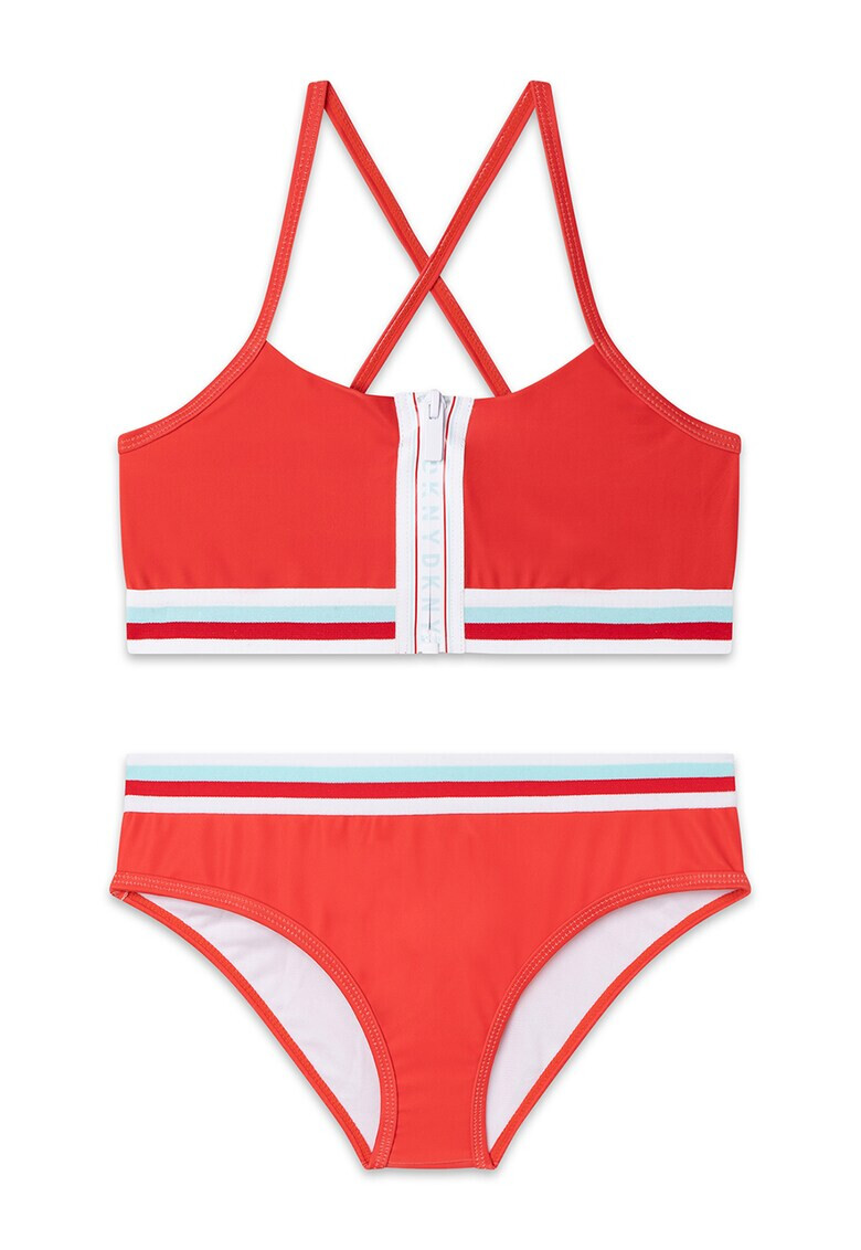 DKNY Бански с контрасти - 2 части - Pepit.bg