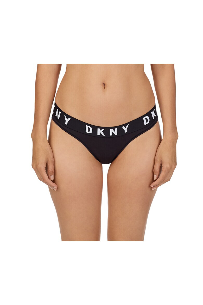 DKNY Бикини с лого на талията - Pepit.bg