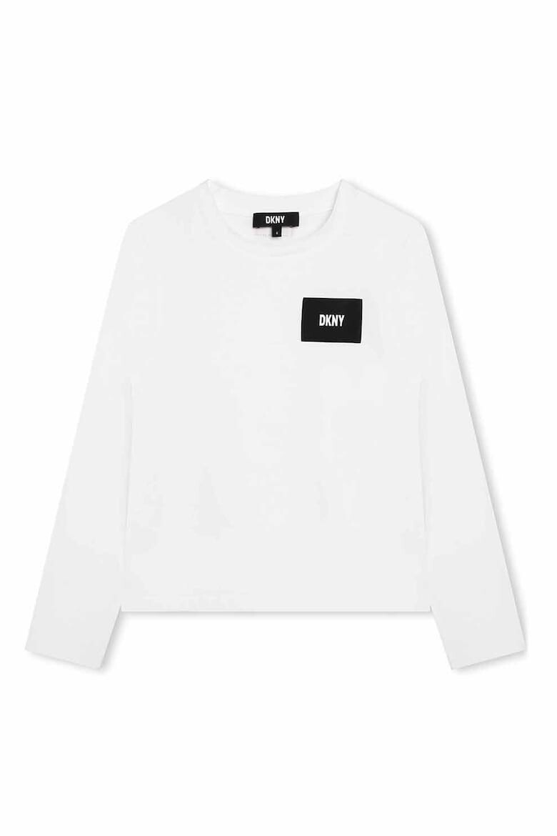 DKNY Блуза от памук с лого - Pepit.bg