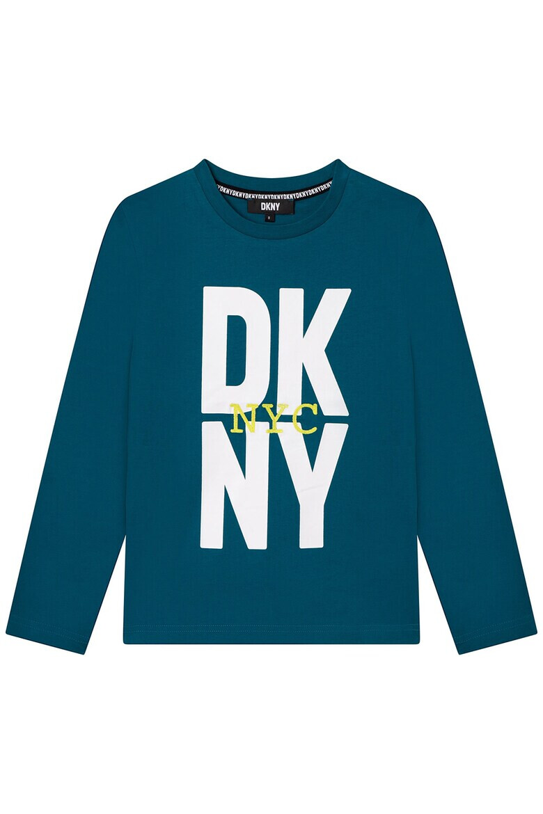 DKNY Блуза с контрастно лого - Pepit.bg